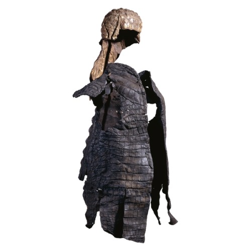 theoddmentemporium: Crocodile Skin Suit of Armour ‘In ancient Egypt the crocodile was seen as 