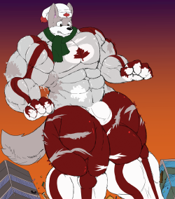This Is A Pic Of A Big, And Still Expanding, Lou, As Drawn By Raizero And Colored