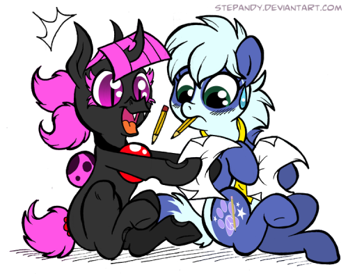 stepanda: Livrea and Ste by *StePandy A wonderful drawing by StePandy with her character and me *c