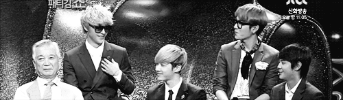 themagiczebra-blog:  Junhyung, do tell us what Dongwoon and Gikwang are usually up to at night. ㅋㅋㅋ 