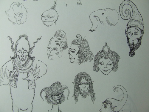 XXX Some doodles of dr. seuss inspired characters. photo