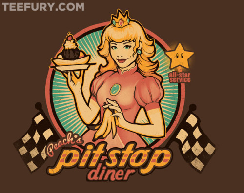 gamefreaksnz:  Peach’s Pit Stop Diner by MeganLara USDบ for 24 hours only Follow the artist on Tumblr