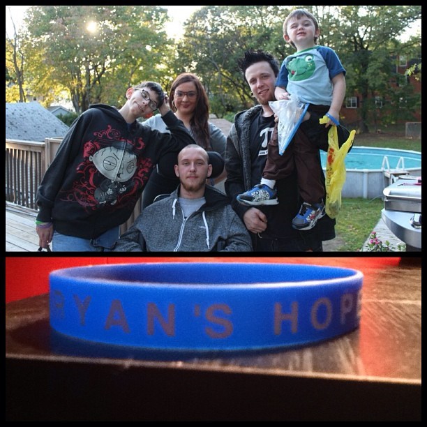 The Burbank and @slinger36s crew along with the Ryan&rsquo;s Hope bracelet for