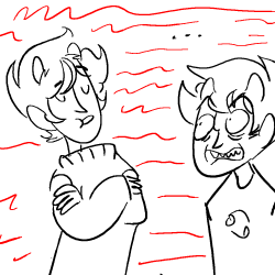 20 second doodle of karkat popping a rage
