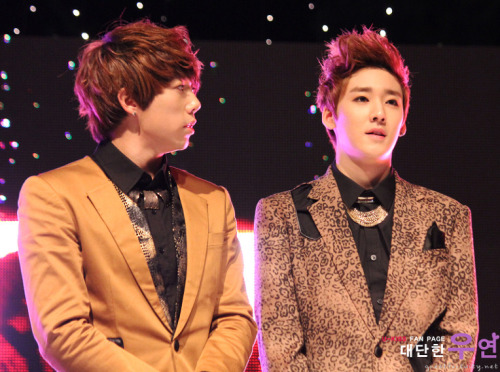 u-kissheart:Hoon &amp; Kevin @ Jeong Hwan country’s Midnight Game Public Festival 121012*Do NOT Edit