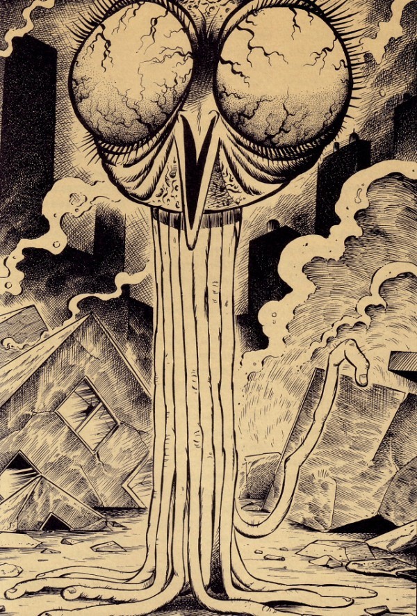fer1972:  Monsters and Beasts from famous books by Tatsuya Morino 1. The Hound