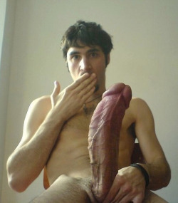 Hot man - enormous veiny bone