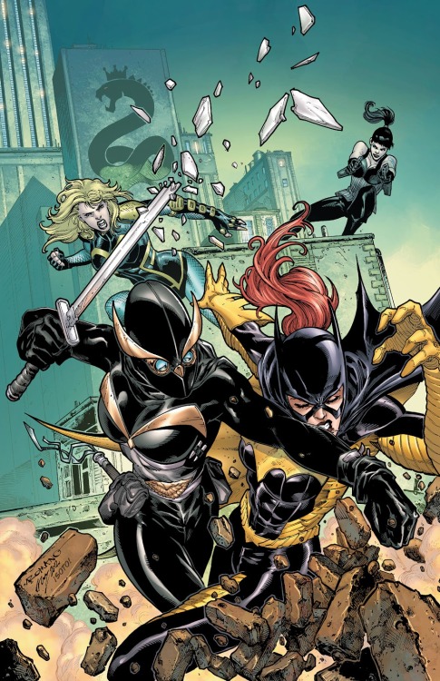 fyeahbatgirl: BIRDS OF PREY #16Written by DUANE SWIERCZYNSKIArt and cover by ROMANO MOLENAAR and VI