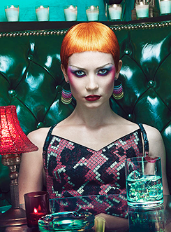 Scarlett is beautiful even gothic.