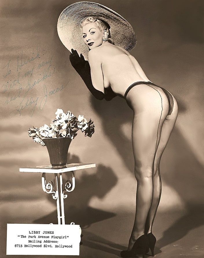  Libby Jones     aka. “The Park Avenue Playgirl”.. Vintage 50’s-era promo