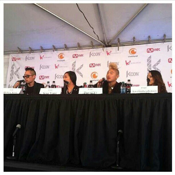 Fashion panel pic of our Moderator Rickey Kim and fellow panelists David Yi and Jen (Frmheadtotoe)! What an amazing day of Kpop and Fashion! Thank you Mnet for making this incredible event possible! @mrkimsays @seoulcialite @frmheadtotoe @kconusa...