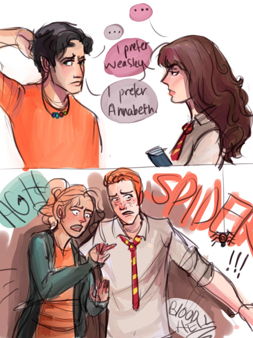 burstinglight:So Percy &amp; Hermoine are all awkward because their respective actors play lovers in