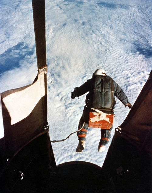 Joesph Kittinger, Project Excelsior, 1956-1960Felix Baumgartner, Red Bull Stratos, 2012It’s Mo