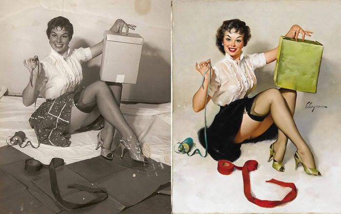 Gil elvgren pin up girl