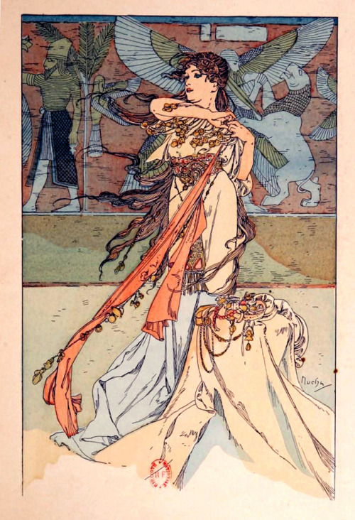 Rama: Pome Dramatique En 3 Actes By Paul Vrola; Illustrations By Alphonse Mucha. Published 1898 By The