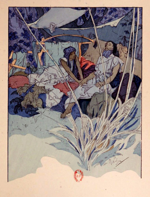 Rama: Pome Dramatique En 3 Actes By Paul Vrola; Illustrations By Alphonse Mucha. Published 1898 By The