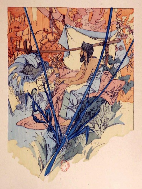 Rama: Pome Dramatique En 3 Actes By Paul Vrola; Illustrations By Alphonse Mucha. Published 1898 By The