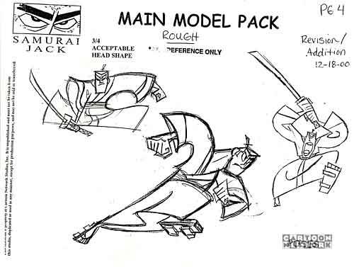 XXX penciltests:  Model Sheet Monday  “Samurai photo