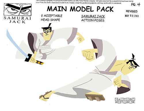 Sex penciltests:  Model Sheet Monday  “Samurai pictures