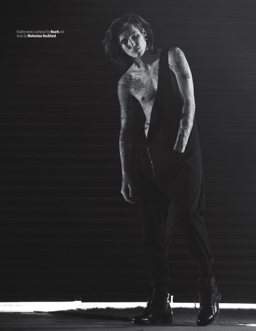 Fault Magazine // Issue 12 // Dark Shadows Photographer: Tanya Kechichian Stylist: Zoe Costello Make
