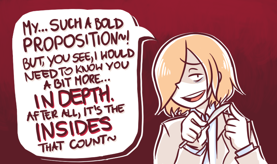 The way he mentiones insides doesn&rsquo;t make me feel too comfortable. xwx
