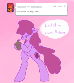 letsaskberrypunch:  Then I realised that I was talking to an acorn. Hunh.  Oh dat silly Berry &lt;3