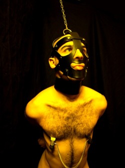 Nipples clamped hard with mask on.  For more