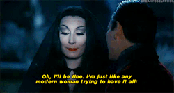 Rubdown:  When I Am A Multi-Millionaire, I Am Going To Demand To Be Lit Like Morticia