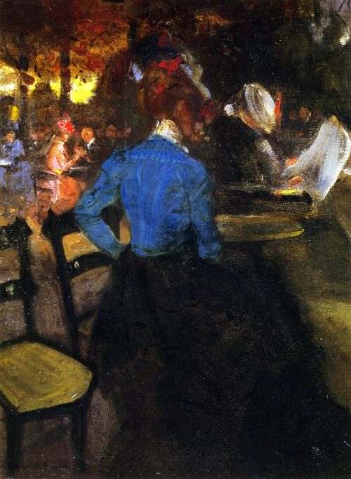 The Café, Alfred Henry Maurer 