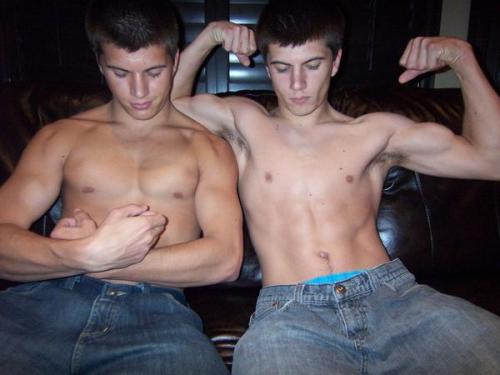 collegecocks:  Twins. Enough said. adult photos