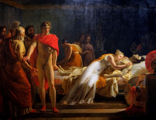 necspenecmetu: Leon Cogniet, Briseis Mourning Patroclus, 1815