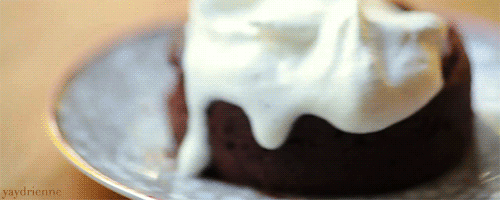 yaydrienne:  x   Please excuse me while I go touch myself. Food orgasm.