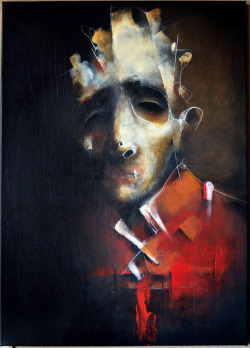 ericlacombe:  MF022Acrylique - Posca - Toile