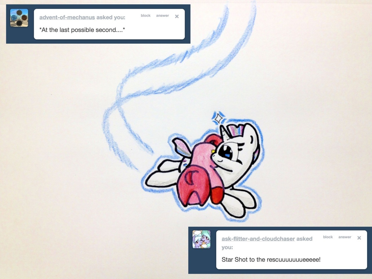 ask-pony-kirby:  My hero!  Yay Star Shot! &lt;3