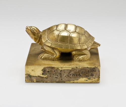 Royal Seal with Knob in the Form of a TurtleJoseon Dynasty (1392–1910)late 16th–17th centuryCast bro
