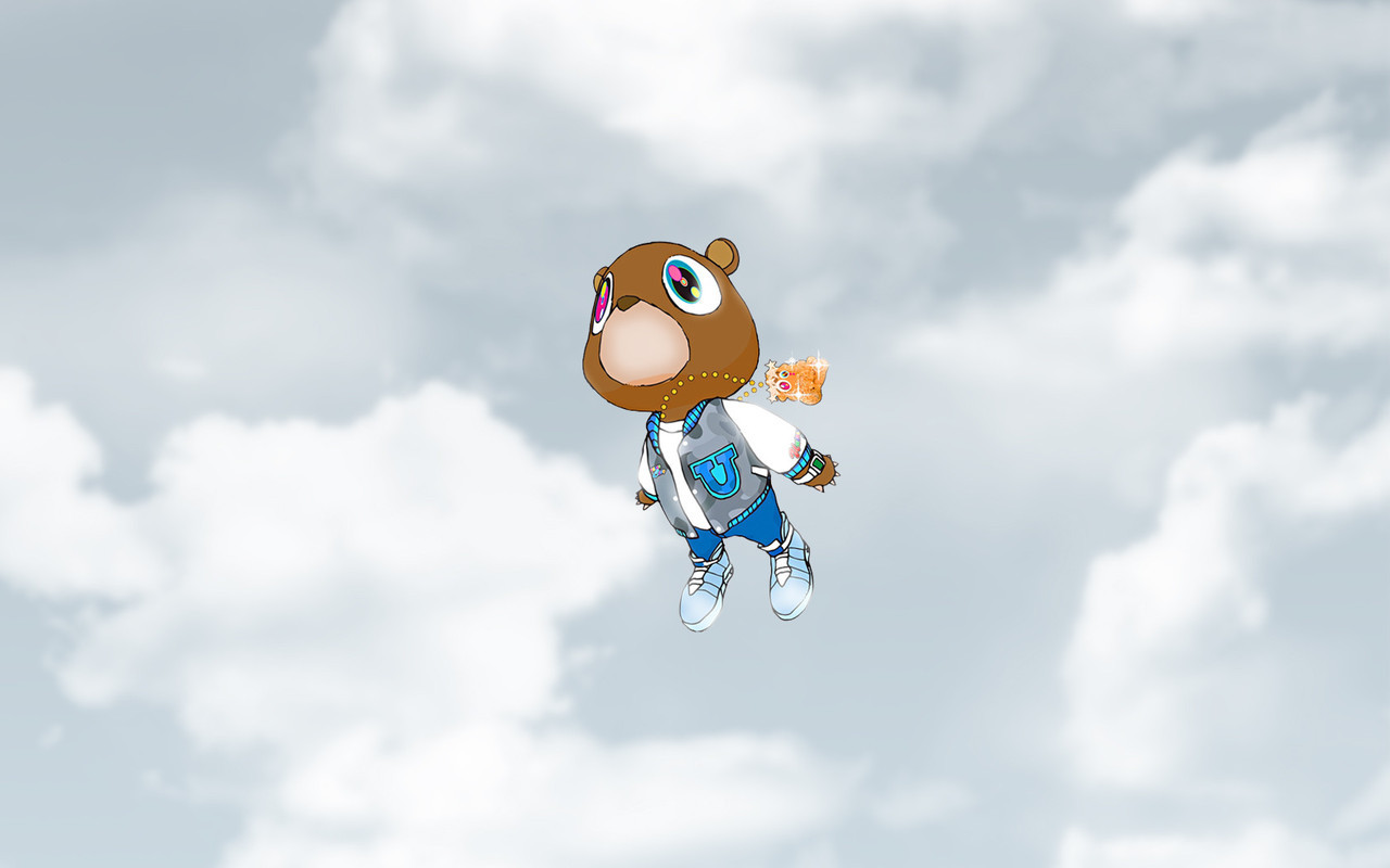 45 Graduation Kanye West Wallpaper on   Kanye west wallpaper Kanye  west bear Kanye west