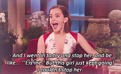 emmawatsonsource:  “Are people recognizing you everywhere you go?” - Emma Watson