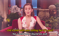 emmawatsonsource:  “Are people recognizing you everywhere you go?” - Emma Watson