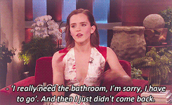 emmawatsonsource:  “Are people recognizing you everywhere you go?” - Emma Watson
