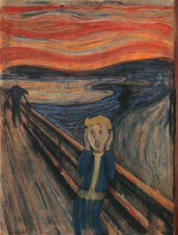 dorkly:  The Scream: Fallout Edition I don’t want to set the art world on fire.