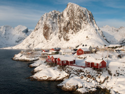 travelingcolors:  Hamnöy, Lofoten Islands | Norway (by Emil Gildebrand)