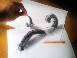 mydarkenedeyes:  3D Drawings by Ramon Bruin. 