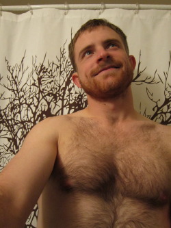 allabitfuzzy:  A rare instance of my participation in Topless Tuesday.