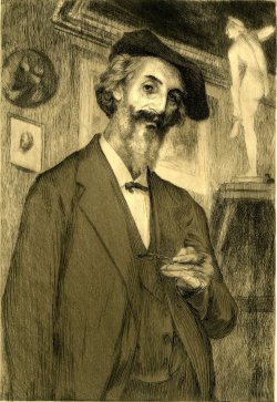 heracliteanfire:  Arthur d’Échèrac. Félix Bracquemond, 1883. (via British Museum) 