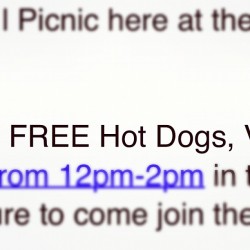 Love me some free wieners y'all!! #notreally