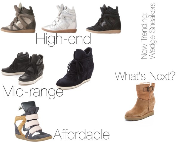 Now Trending: Wedge Sneakers When it comes to trends, I typically take note of what’s coming around the proverbial bend, but also find it interesting to study how history repeats itself through fashion trends. When it comes to my personal style, I...