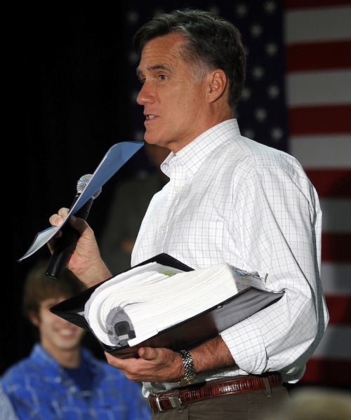 theatlantic:Here’s a photo of Mitt Romney holding a gigantic binder. Do with it what you will, Tumbl