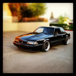 shotyme:  My goal for the next two years with @all1s0nnn #foxbody #mustang #muscle #notchback (Taken with Instagram)