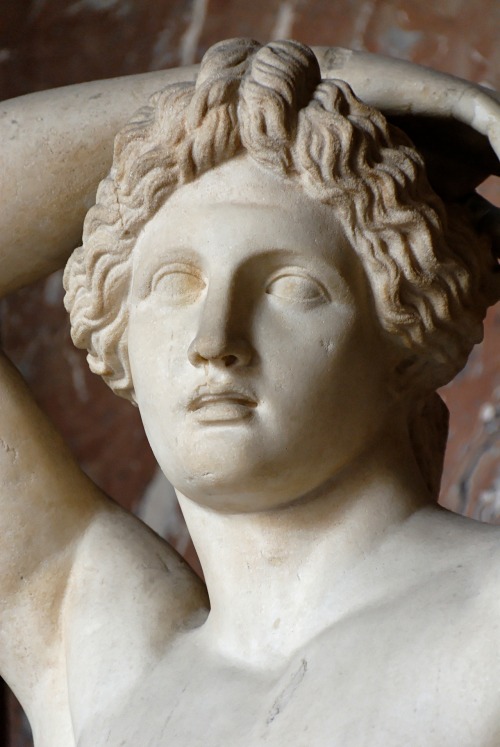 ancientart: Head of Apollo of the Lycian Apollo type. Marble, Roman copy from the second quarter of 