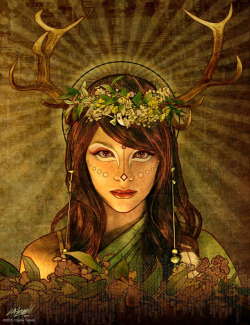 aryanoone:  The Children of the Forest. (painting: